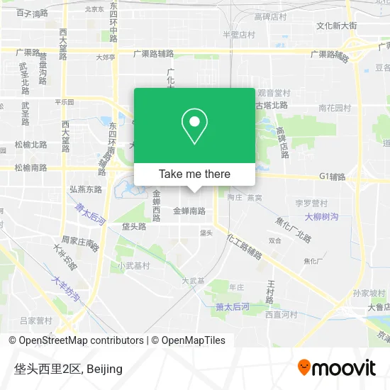 垡头西里2区 map
