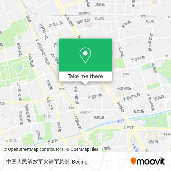 中国人民解放军火箭军总部 map