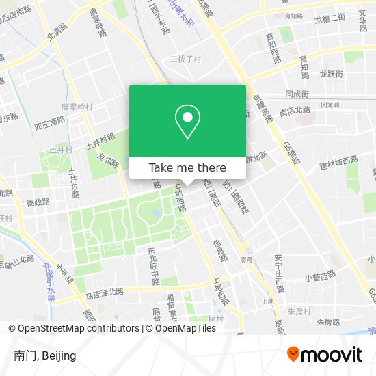 南门 map