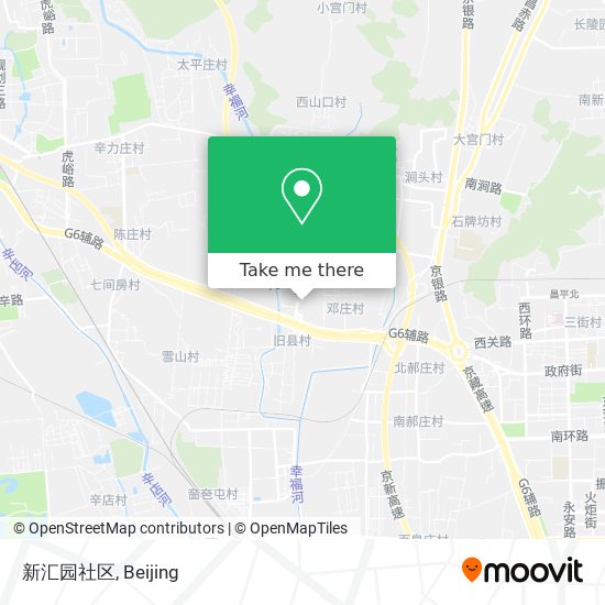 新汇园社区 map