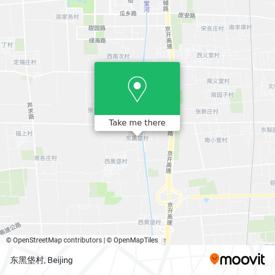 东黑垡村 map
