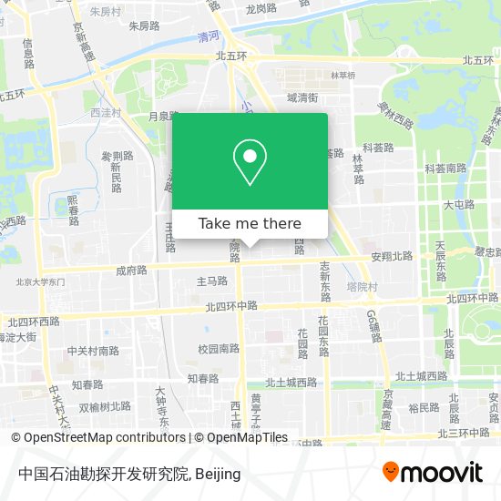 中国石油勘探开发研究院 map