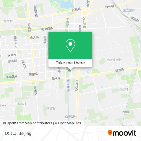 D出口 map
