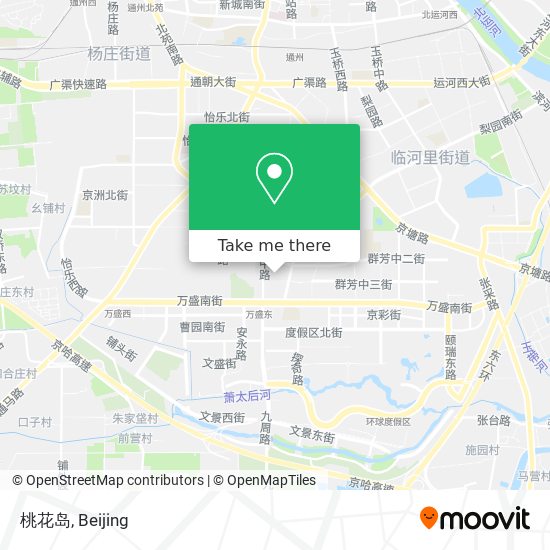 桃花岛 map