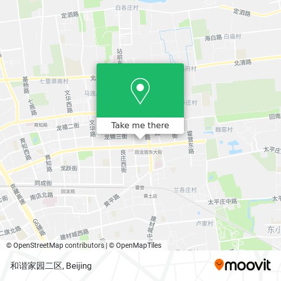 和谐家园二区 map