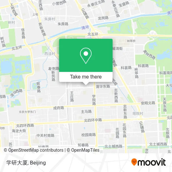 学研大厦 map