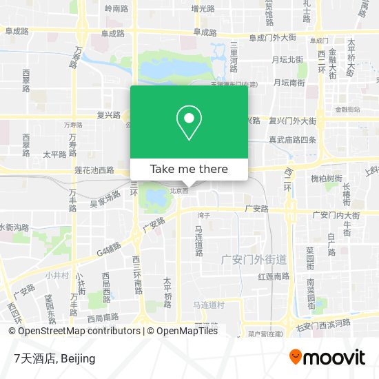 7天酒店 map