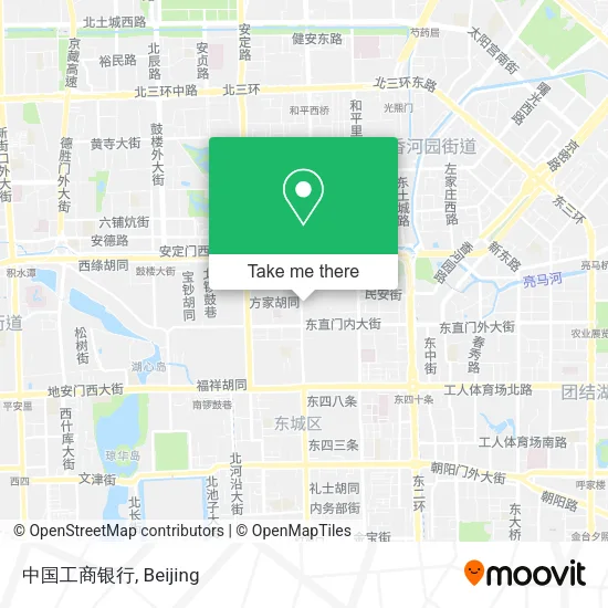 中国工商银行 map