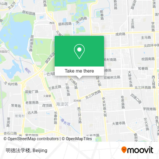 明德法学楼 map