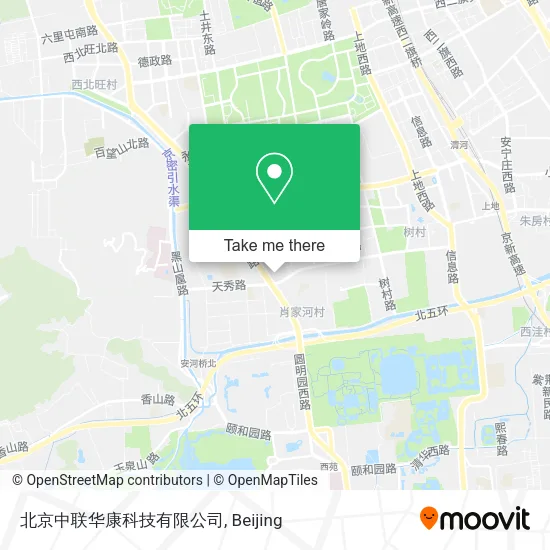 北京中联华康科技有限公司 map