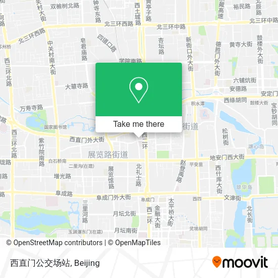 西直门公交场站 map