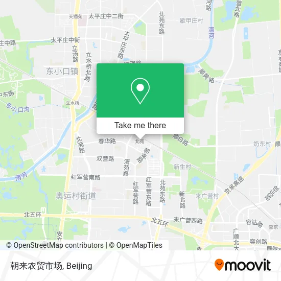 朝来农贸市场 map