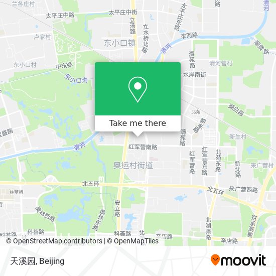 天溪园 map