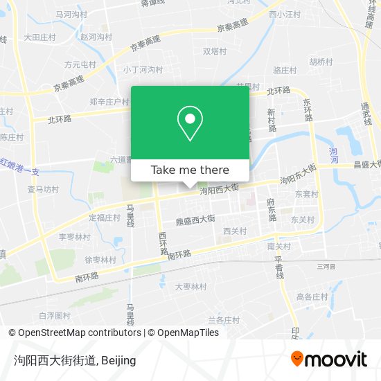 泃阳西大街街道 map