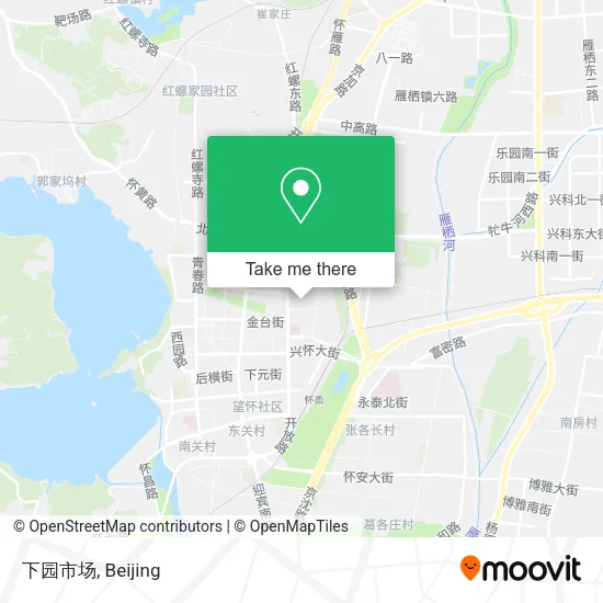下园市场 map