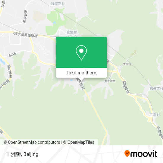 非洲狮 map