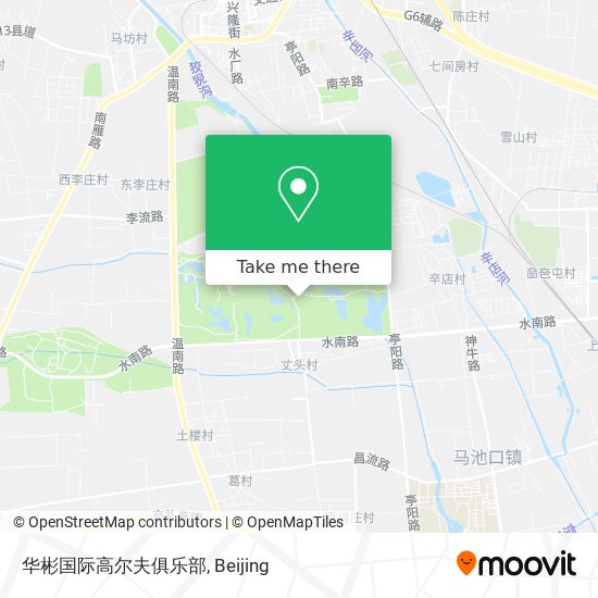 华彬国际高尔夫俱乐部 map