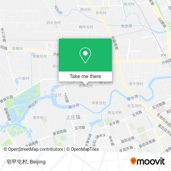皂甲屯村 map