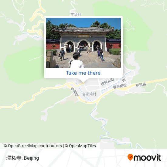 潭柘寺 map