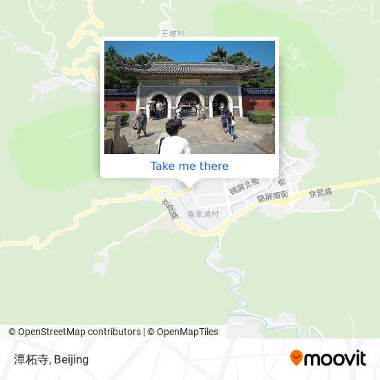 潭柘寺 map