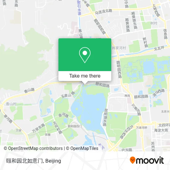 颐和园北如意门 map