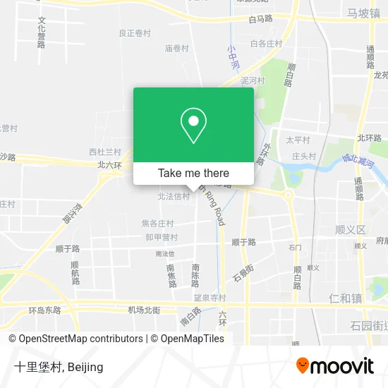 十里堡村 map