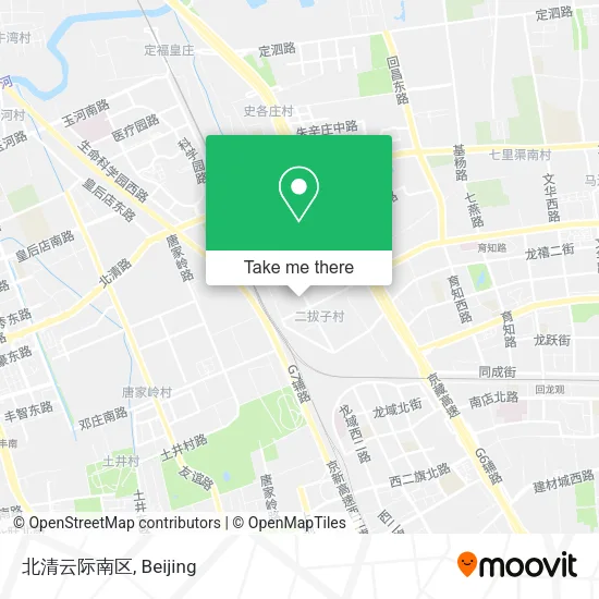 北清云际南区 map