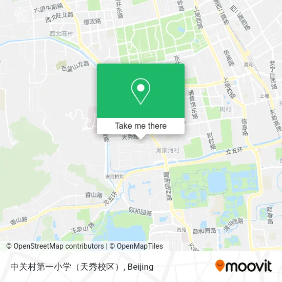 中关村第一小学（天秀校区） map