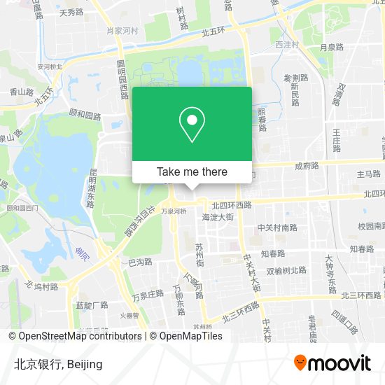 北京银行 map