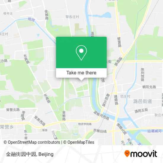 金融街园中园 map