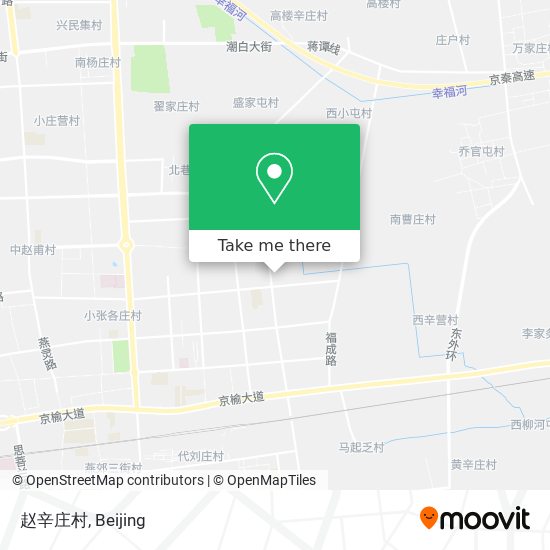 赵辛庄村 map
