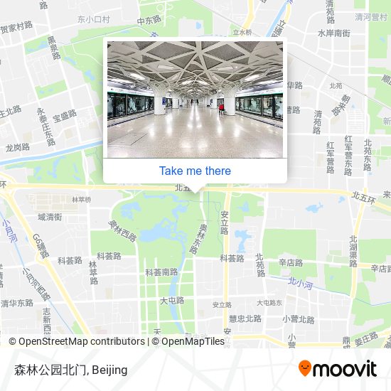 How To Get To 森林公园北门in 奥运村街道by Bus Or Metro