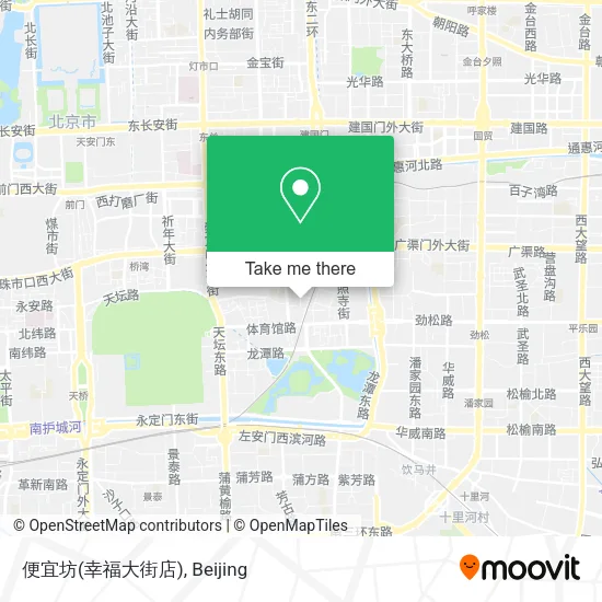 便宜坊(幸福大街店) map