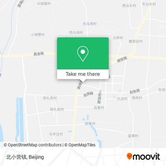 北小营镇 map