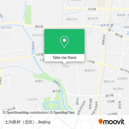 土沟新村（北区） map