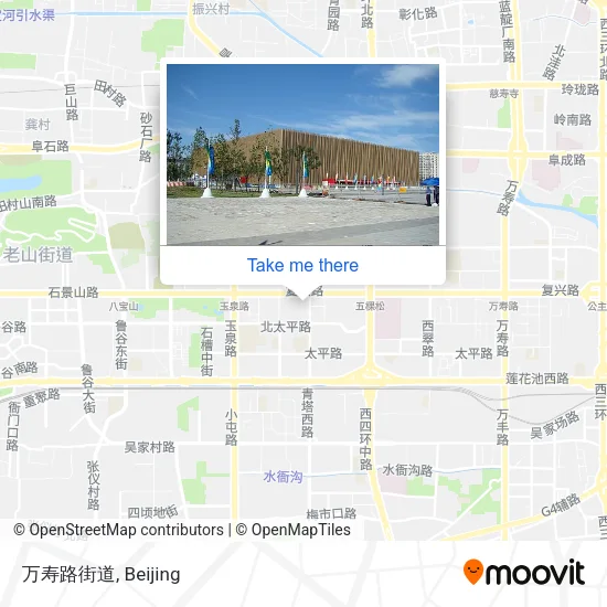 万寿路街道 map