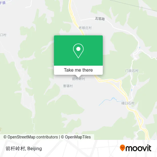 箭杆岭村 map