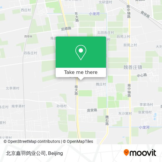 北京鑫羽鸽业公司 map