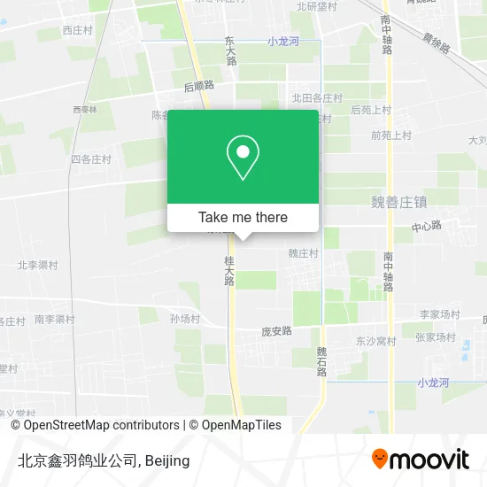 北京鑫羽鸽业公司 map
