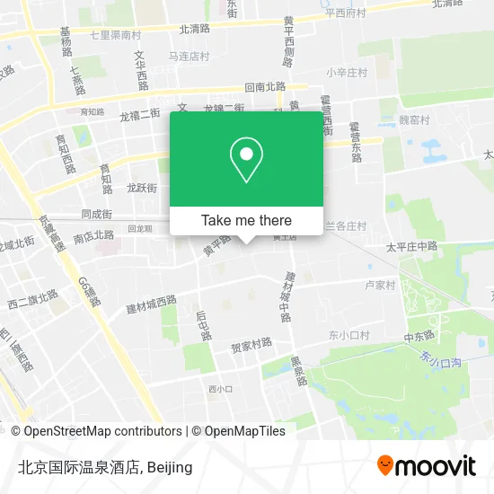 北京国际温泉酒店 map