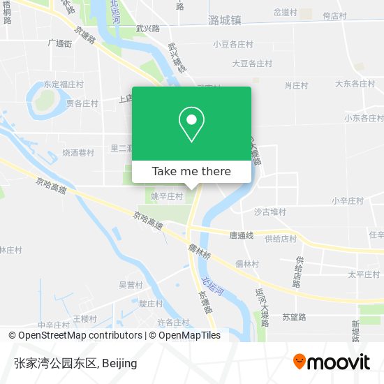 张家湾公园东区 map