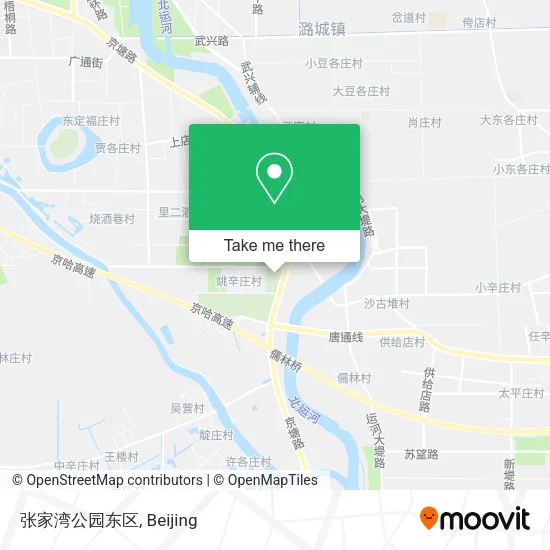 张家湾公园东区 map