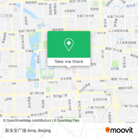 新东安广场 Amp map