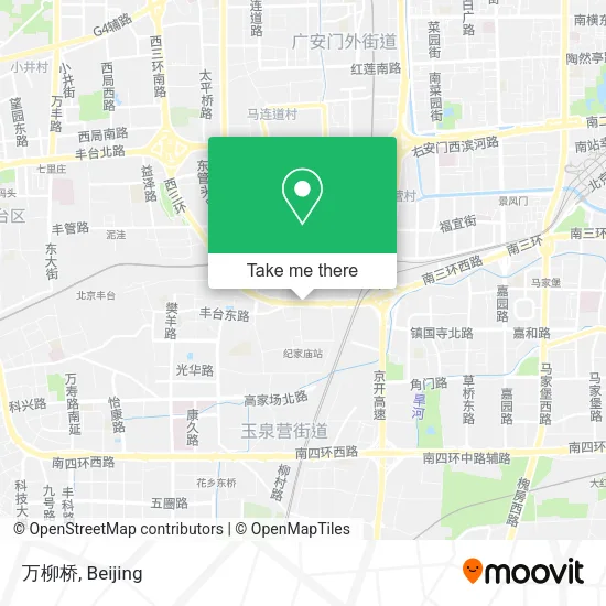万柳桥 map