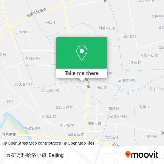 五矿万科哈洛小镇 map
