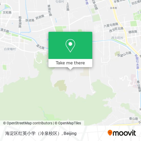 海淀区红英小学（冷泉校区） map