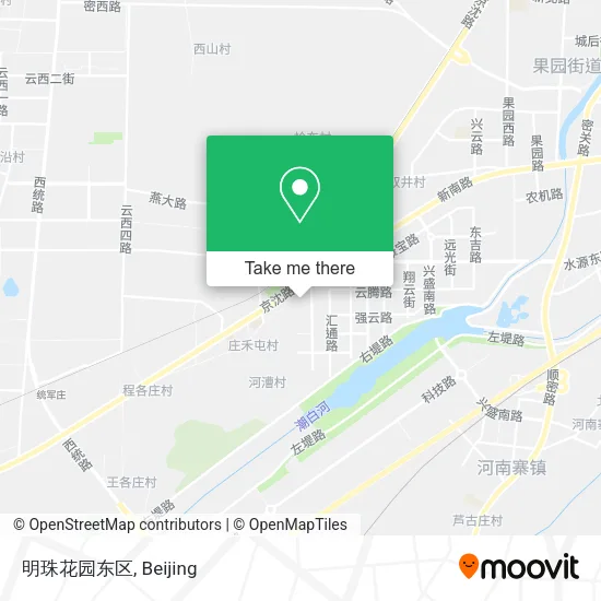 明珠花园东区 map