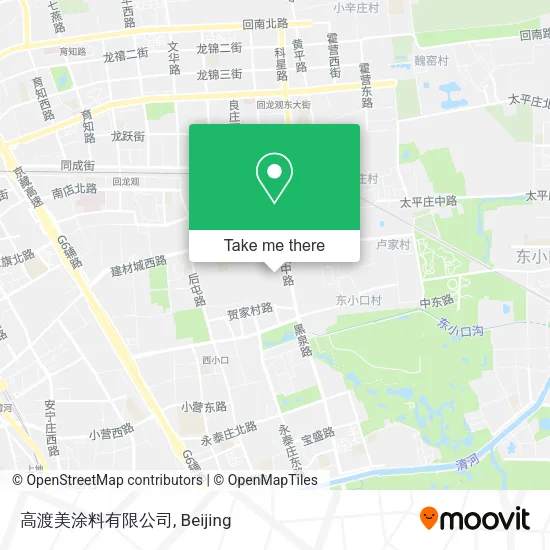高渡美涂料有限公司 map