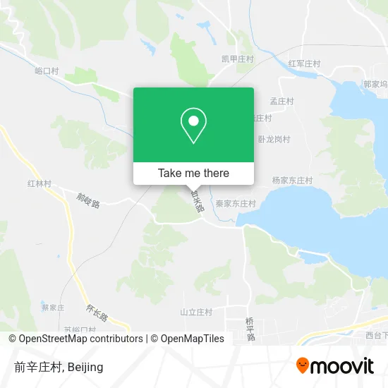 前辛庄村 map