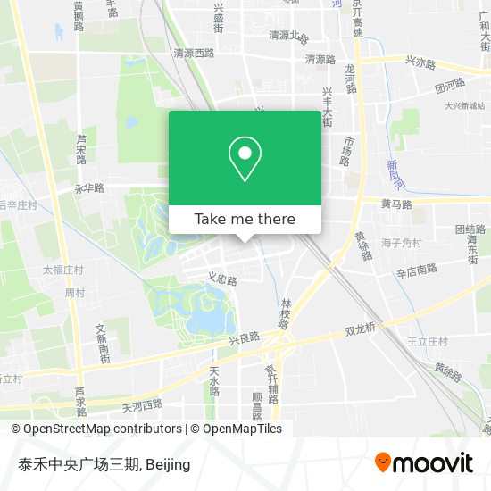 泰禾中央广场三期 map